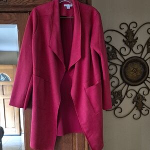 FAVLUX Red Open Jacket